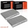 A-Premium 2-PC Cabin Air Filter with Activated Carbon Compatible with
