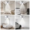 WARWARS Socket Fan Light Breeze Ceiling Fan, Easy Install Socket