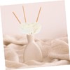 2pcs Camellia Flower Diffuser Sticks Elegant Fragrance Refills with Cotton