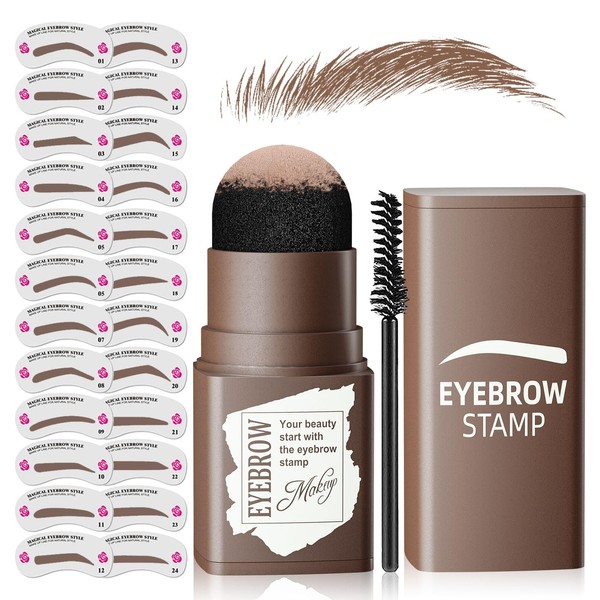 Eyebrow Stamp Stencil Kit - Long-Lasting Eye Brow Stencil Kits