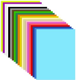 Colored Cardstock - 100 Sheets 20 Assorted A4 Cardstock Paper, 230GSM Heavyweight Colored Card stock Paper Double Thick Printer Paper for DIY Craft Making, Cutting Paper, Office Printing,Party Decors