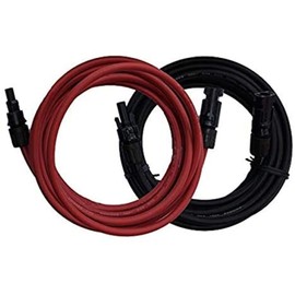 Xantrex 708-0030 PV Extension Cables-15', Black/Red
