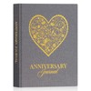 Lanpn Wedding Anniversary Journal Book, Linen Dating 1st to 70th