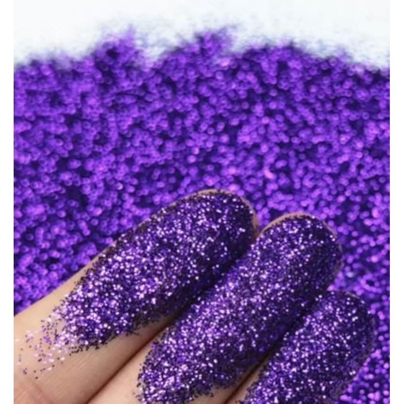 EliteKoopers 10g Dark Purple Sparkling Ultra Fine Glitter Powder, Extra