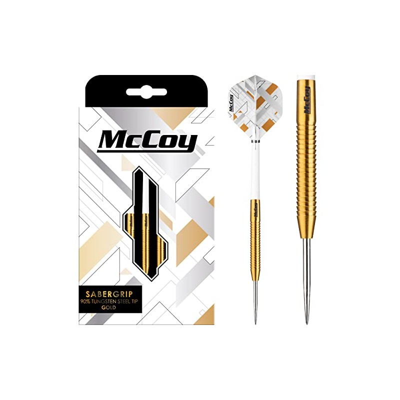 McCoy Darts D6048 Sabergrip | Premium 90% Tungsten Steel Tip