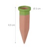 Relaxdays Clay Tips Watering, Set of 4, Water Dispenser for