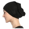 Modern Hejab mens female Black Under Scarf Tube Cap with