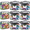 Abbylike 9 Pcs Clear Toy Storage Bags with Labels Large