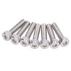 100Pcs Hex Socket Head Cap Screws Galvanized Steel Screw Kit
