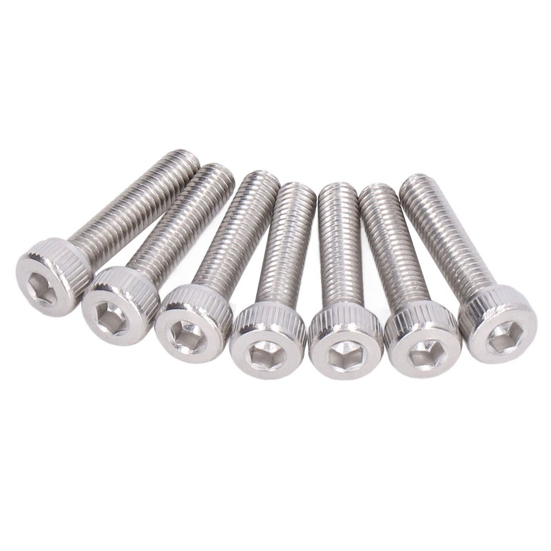 100Pcs Hex Socket Head Cap Screws Galvanized Steel Screw Kit
