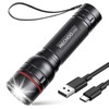 RECHOO Rechargeable Flashlights High Lumens, G1000 Super Bright Flash Light,
