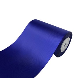QIANF - Cinta de satén de Doble Cara para Silla, 10 cm de Ancho, Color Liso, no se decolora, 477-royal Blue, 4"-10Yard