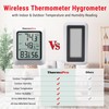 ThermoPro TP60-3 Digital Hygrometer Indoor Outdoor Thermometer Wireless Temperature and