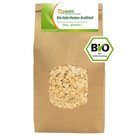 Organic oatmeal large leaf - 700 g, gluten-free