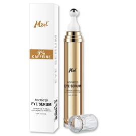 Retinol Eye Serum, 5% Caffeine and Retinol, 360 Roller with Massage Ball, 0.5 fl oz