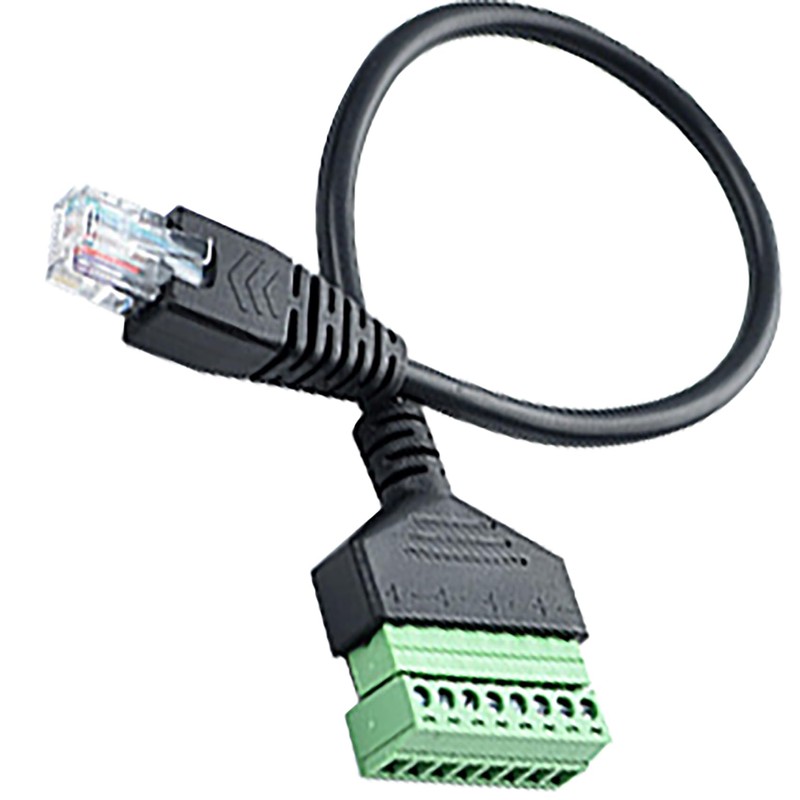 tunghey 2Pack RJ45 Male to 8 Pins Screw Terminal Block