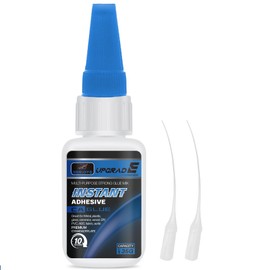 BERIOVE CA Glue Adhesive Repair : Clear Super Gel Fast Dried Waterproof for Nails, Wood, Plastic, Glass, Shoe & Metal 35g