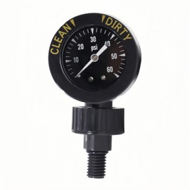 KZU Air Gauge Release Valve Assembly Replacement Compatible with Zodiac Janay Pool and Spa Filters JS Series CV/CL Series DEV/DEL Series, Pool Filter Pressure Gauge Replacement Part