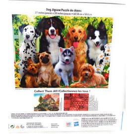 Big Ben Jigsaw Puzzle 1000 Piece Cardinal MB Dogs Puppies Pets Rare