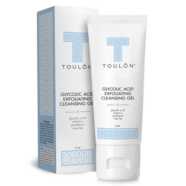 Glycolic Acid Facial Cleanser Alpha Hydroxy Face Wash with AHA,
