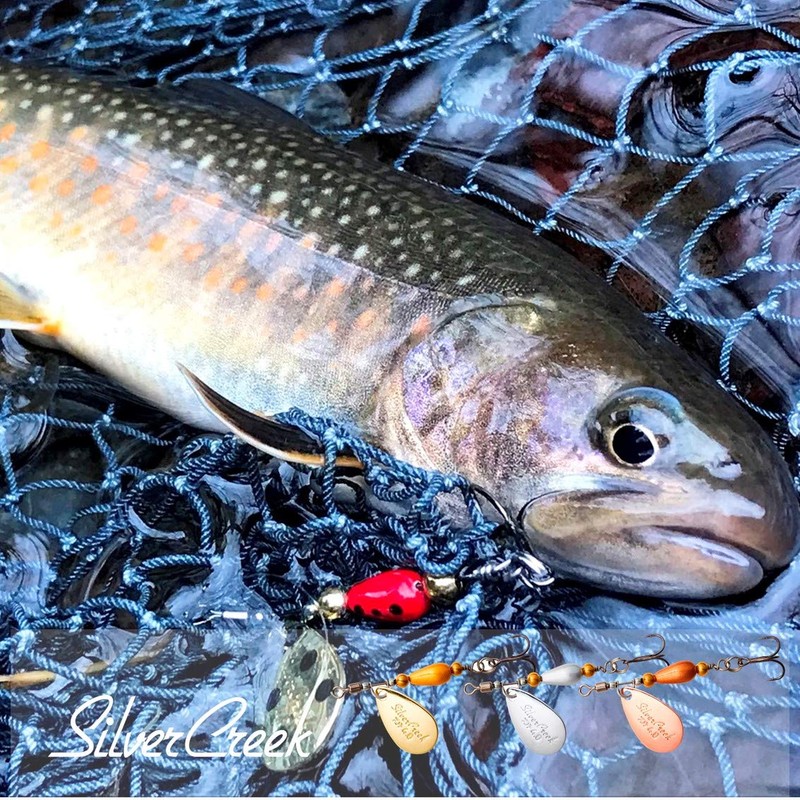 Daiwa Trout Silver Creek Spinner 3.0g Quatrefoil Lure