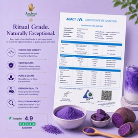Ritual-Grade Ube Powder | Non-Clump Ube Extract for Drinks and Baking