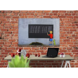 Simpsons Bart By Banksy Canvas Wall Art Prints Quotes on Pictures Graffiti Artwork 30 x 20cm (12 x 8 inches) A4