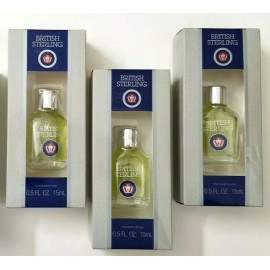 Dana 3 pk BRITISH STERLING Cologne SPLASH 0.5 oz / 15 ml by DANA CLASSIC FRAGRANCES