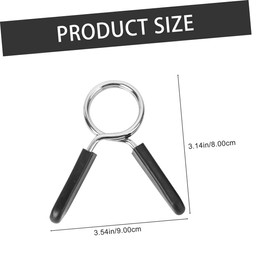 Gatuida 5Pcs Portable Barbell Clips Wear Resistant Weight Collars for Secure Lifting Easy to Carry for Gym Use Fits Standard Bars for Strength Training and Weightlifting