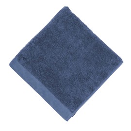 Heckett Lane Bath Guest Towel, 100% Cotton, Jeans Blue, 30 x 50 Cm, 6.0 Pieces