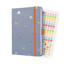 SIGEL J3319 Jolie Weekly diary 2023 - Rainbow Grey - 13,5 x 20,3 cm - hardcover - 174 pages - grey