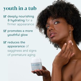 Baebody Neck Cream - Helps Fights the Appearance of Wrinkles. Lifting Moisturizer for Neck, Decollete, and Chest with AHA's, CoQ10, Glycolic Acid, and