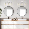 Espird Brush Nickel Bathroom Vanity Light - 3 Light Bathroom