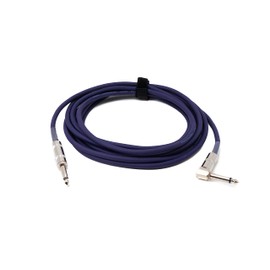 System-S Audio Cable 450 cm 6.35 mm Jack Male to Male Angle AUX Adapter in Purple