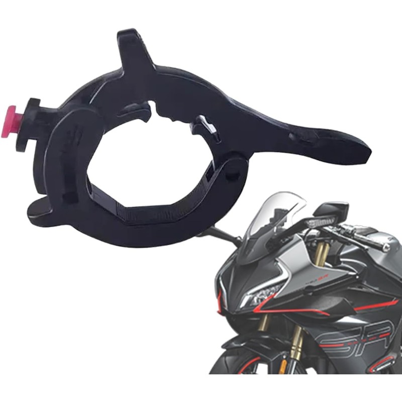 Motorcycle Throttle Cruise Control Clamp, Black, Universal Handlebar Mount, Easy