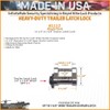 InfiniteRule Security 61112 | Trailer Latch Lock for 1-5/8" Trailer