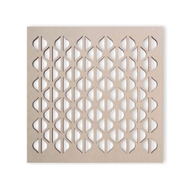 Lattice Panel with a Bead Rope Design MDF Home & Yard Décor - Wall Panel - Privacy Screen - Trellis - Indoor and Outdoor Use