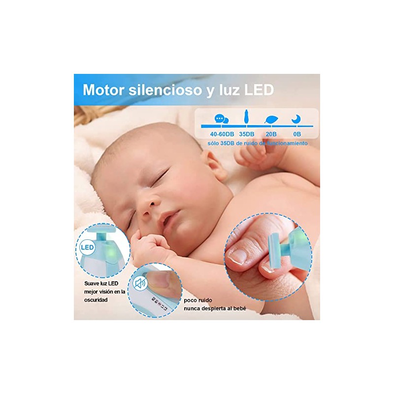 Lima de uñas bebe, Cuidado de uñas para bebés eléctrico