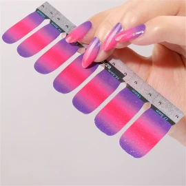 Tiras De Esmalte De Uñas En Color D, Calcomanías Para Bricol