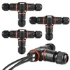 Cable Connector Waterproof 3-Pin IP68 Connection Sleeve Earth Cable Junction