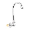 Foot Pedal Faucet Stainless Steel G1/2 Thread Wall Mounted Knee