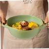 COLLBATH Decorative Ceramic Double Handle Baking Bowl for Soup and