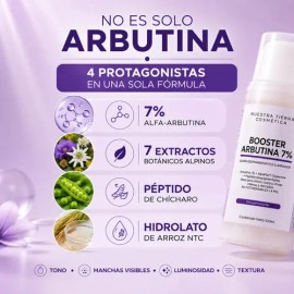 Booster Arbutina 7% Manchas Rostro Cuerpo 100ml