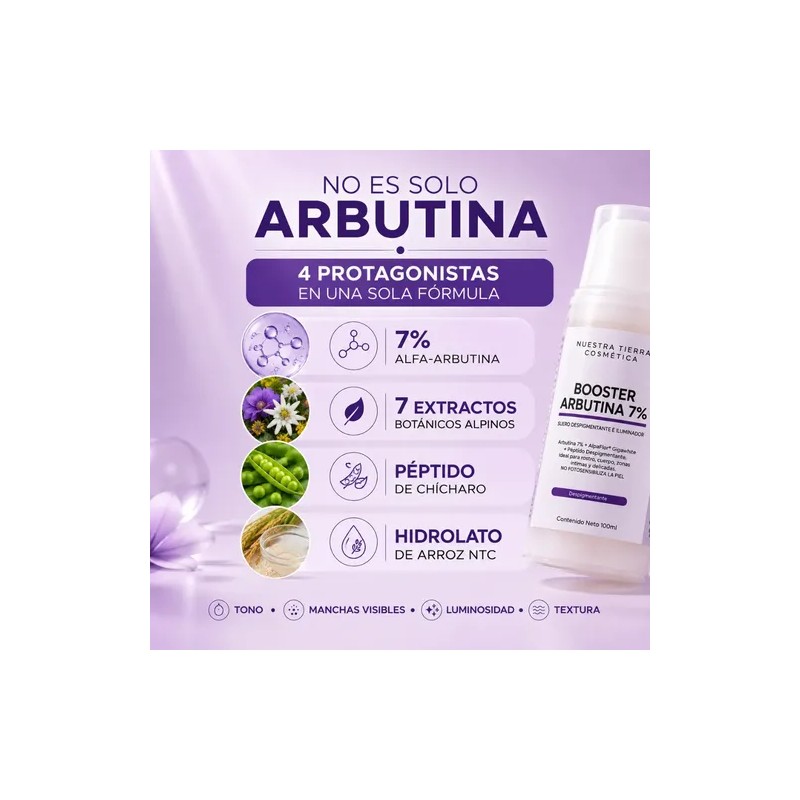 Booster Arbutina 7% Manchas Rostro Cuerpo 100ml