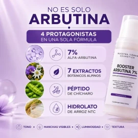 Booster Arbutina 7% Manchas Rostro Cuerpo 100ml