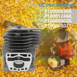 Cylinder Piston Kit Compatible with Echo PB-8010H PB-8010T PB-9010H PB-9010T Shindaiwa EB810 EB810RT EB910 EB910RT Backpack Blower, Cylinder Kit Replaces P100006300 P100012460 P100008020 P100008021
