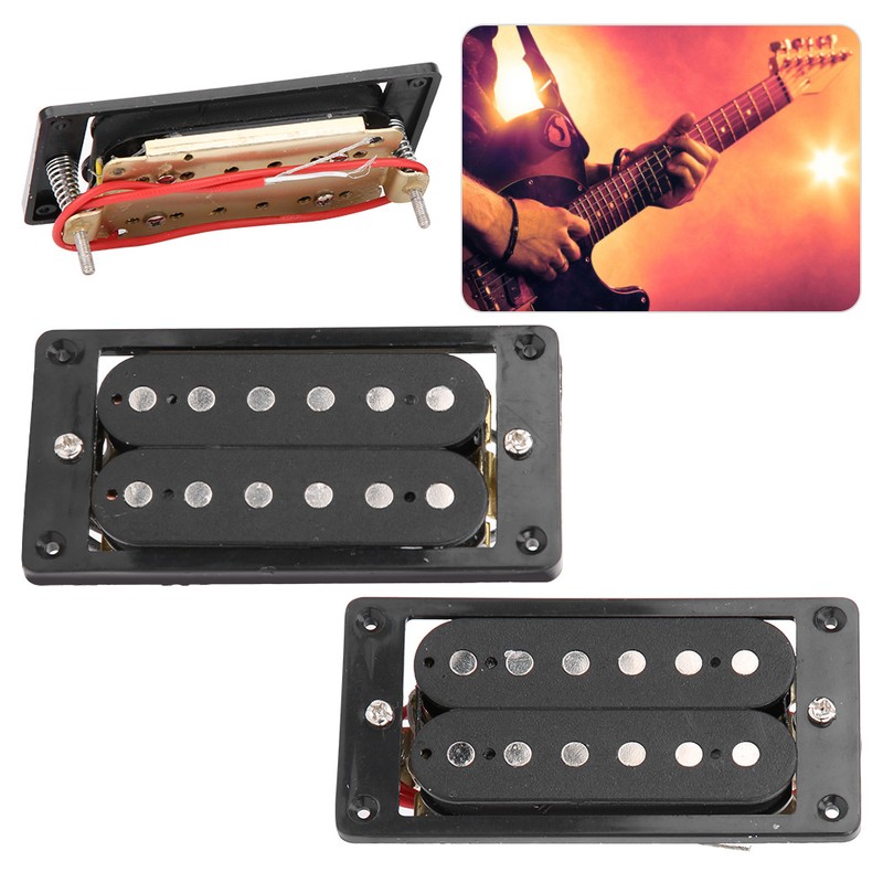 Electric Guitar Pickup for ST/SQ Dual Coil Black Frame Musical
