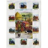 Half a Donkey Farm Tractors Collection Large Cotton Tea Towel