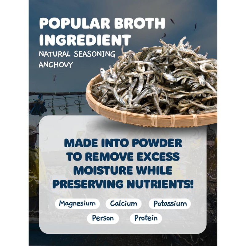 NICE WITCH'S Korean 100% Pure Natural Seasoning Use anchovy powder