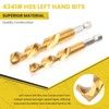 14-Pieces Screw Extractor and Left-Hand Drill Bit Set, Easy Out
